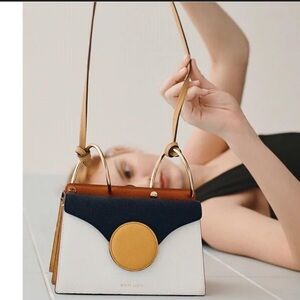 DANSE LENTE Mini Phoebe Accordion Leather Bag